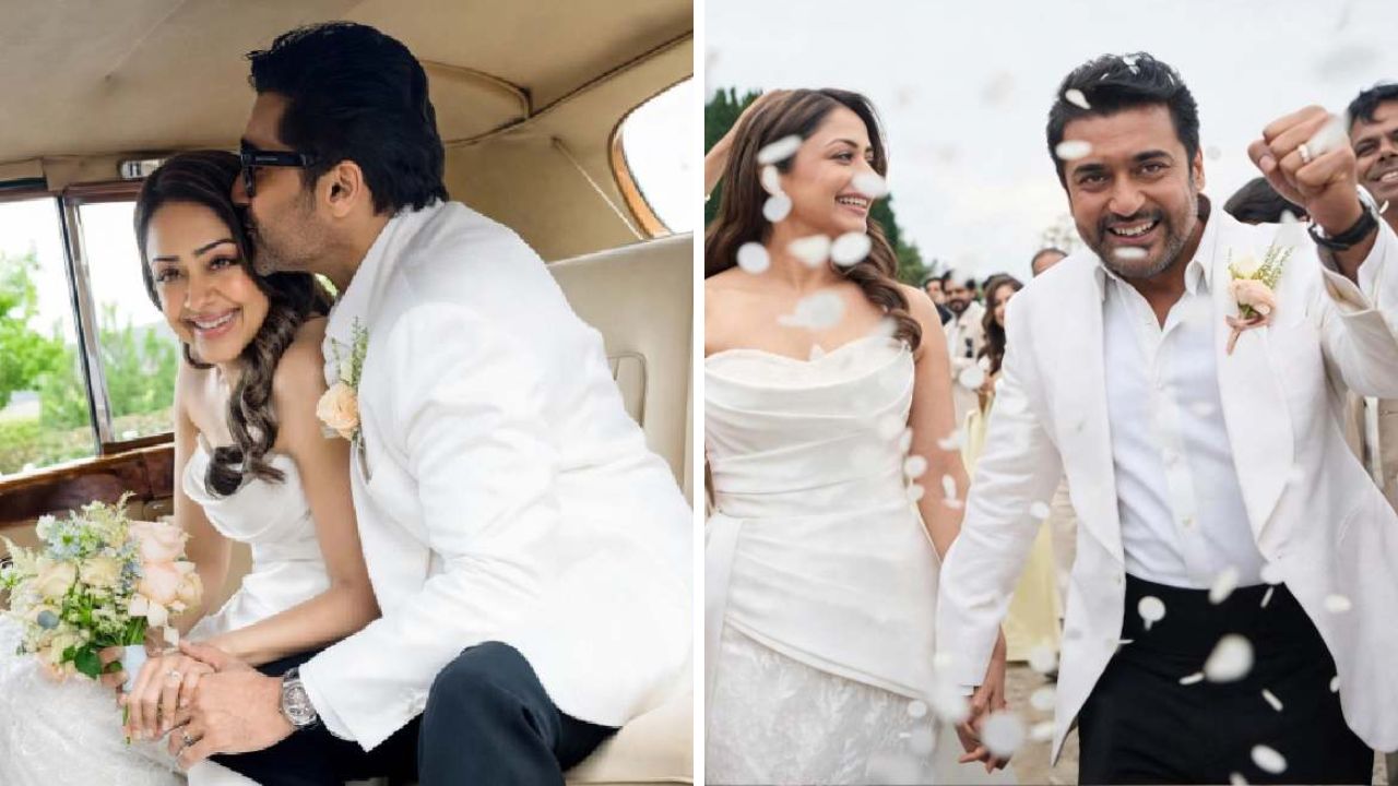 Suriya-Jyothika: २० वर्षांनी पुन्हा लग्नाच्या बोहल्यावर सूर्या-ज्योतिका, मुलांसमोरचा खास VIDEO व्हायरल