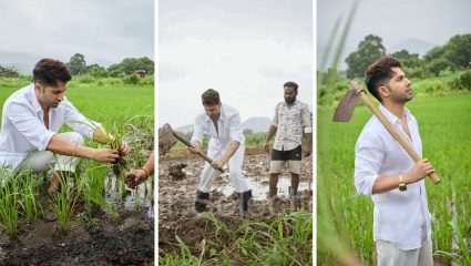 Varun Dhawan Farm: भात शेती करताना दिसला वरुण धवन; स्वतःच्या शेतात राबतानाचे फोटो व्हायरल, नेटकऱ्यांच्या भन्नाट कमेंट्स