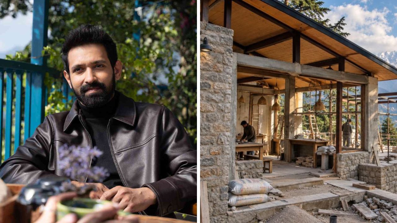 Vikrant Massey Musafir Cafe: डोंगरांच्या कुशीत आकार घेतंय विक्रांत मैसींचं ‘मुसाफिर कॅफे’; बांधकामाची खास झलक समोर