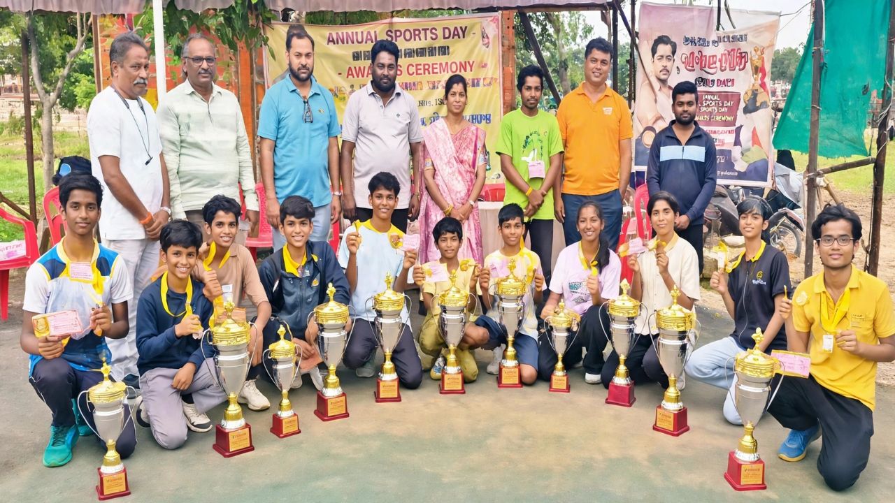 National Sports Day: जिल्हास्तरीय सॉफ्ट टेनिस स्पर्धा उत्साहात; १९, १७ आणि १४ वर्षांखालील मुलांचा सहभाग