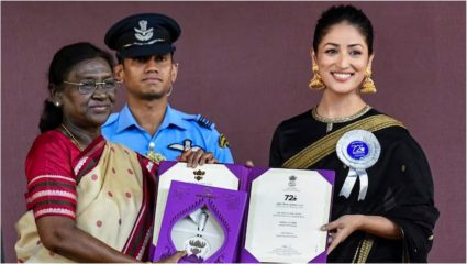 Yami Gautam: यामी गौतमच्या शिरपेचात मानाचा तुरा; पहिला राष्ट्रीय चित्रपट पुरस्कार मिळताच पती आदित्य धर भावूक