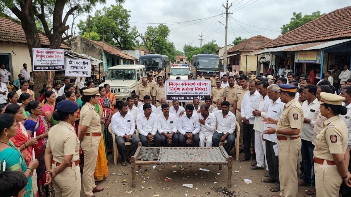 जळगावच्या लोंणजे गावातील घटनेने खळबळ; छेडछाडीवरून दोन गट भिडले; लाठ्या-काठ्यांनी तुफान हाणामारी
