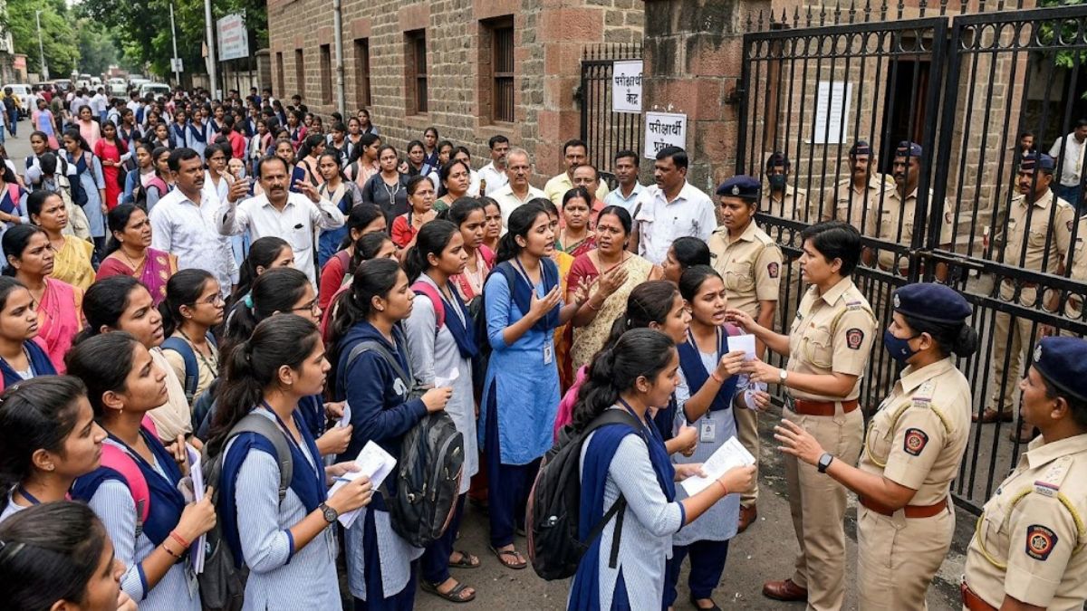 परीक्षेची वेळ झाली, पण विद्यार्थिनी बाहेरच! पुण्यात महाज्योतीची स्कॉलरशिप परीक्षा अचानक रद्द; नेमकं काय घडलं?