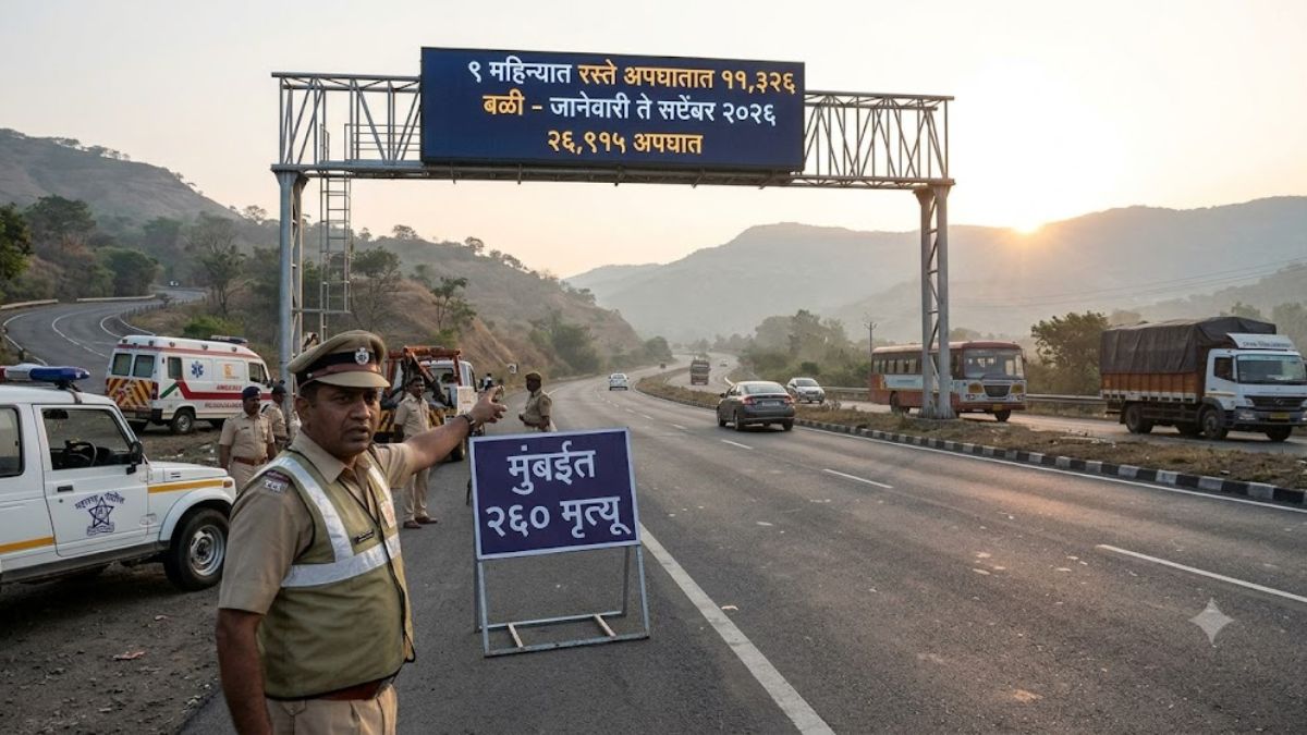 Maharashtra Accident Report: अजून किती जीव जाणार? राज्यात २६ हजार अपघातांचा हादरवणारा ग्राफ; पोलिसांची आकडेवारी जाहीर!