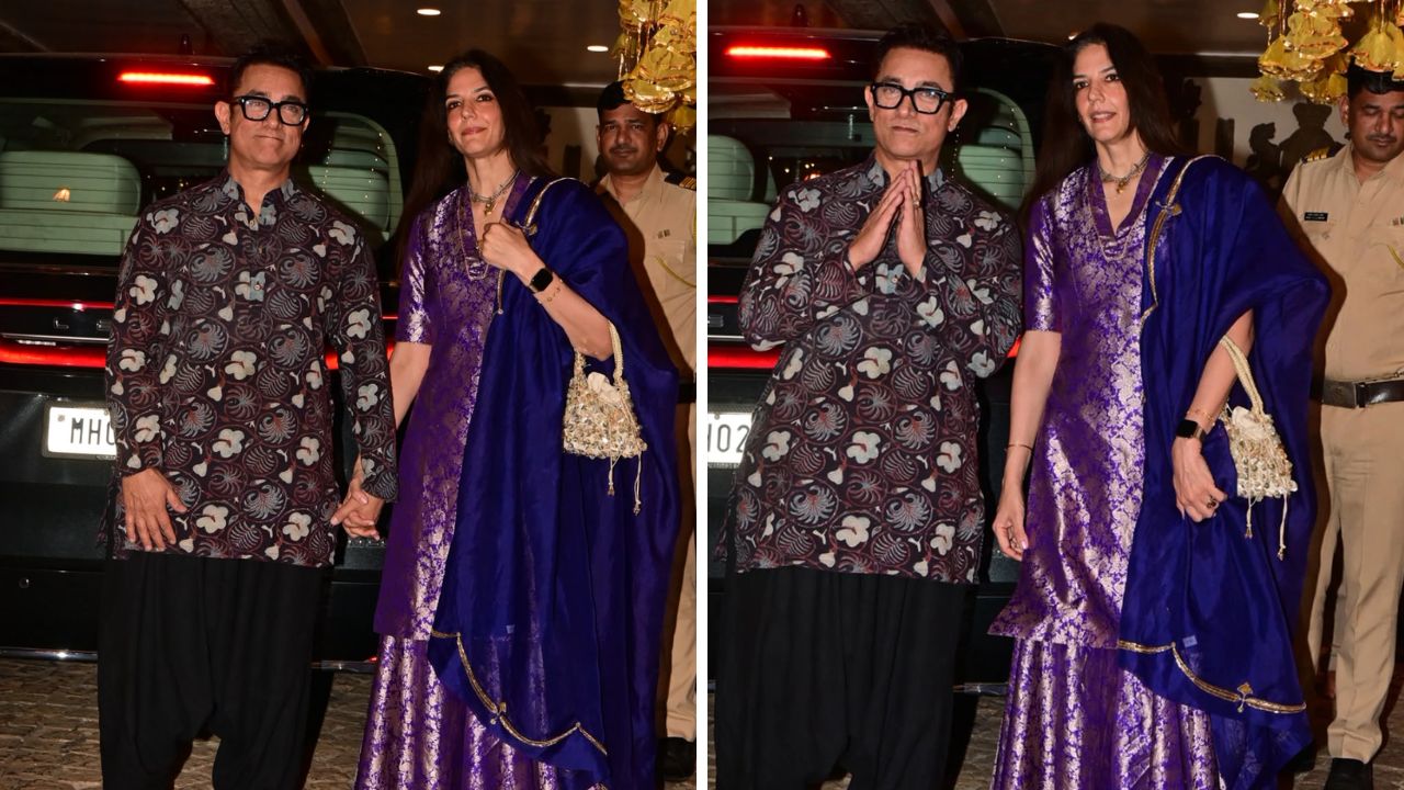 Aamir Khan -Gauri Karwa Chauth: वयाच्या ६१व्या वर्षी आमिर खानचं पहिलं करवा चौथ! तिसऱ्या लग्नानंतर गौरीसोबत केलं खास सेलिब्रेशन