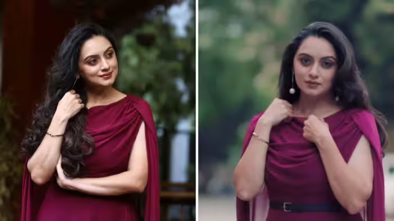 कॅमेऱ्याकडे पाहत दिलखेचक पोज या फोटोमध्ये श्रुतीने एक सुंदर गाऊन घातला आहे. चेहऱ्यावर हलकं स्मित आणि कॅमेऱ्यात पाहणारी तिची नजर, एकदम मनमोहक वाटतेय. (फोटो सौजन्य - @sp2.photography)