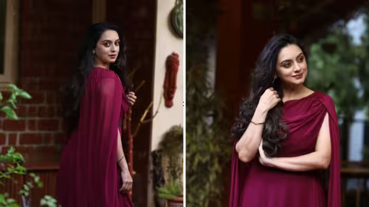 Shruti Marathe Gorgeous Gown Look: श्रुती मराठेच्या अदा पाहून चाहते फिदा! गाऊनमधील लुकची सोशल मीडियावर चर्चा