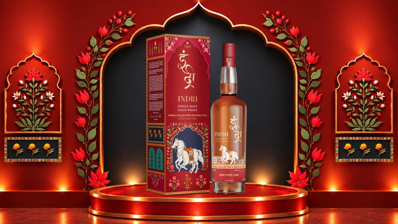व्हिस्की शौकीनांसाठी दिवाळीची खास भेट! Indri चे दुर्मिळ Ruby Port Cask व्हर्जन लाँच; लंडननंतर आता भारतात उपलब्ध