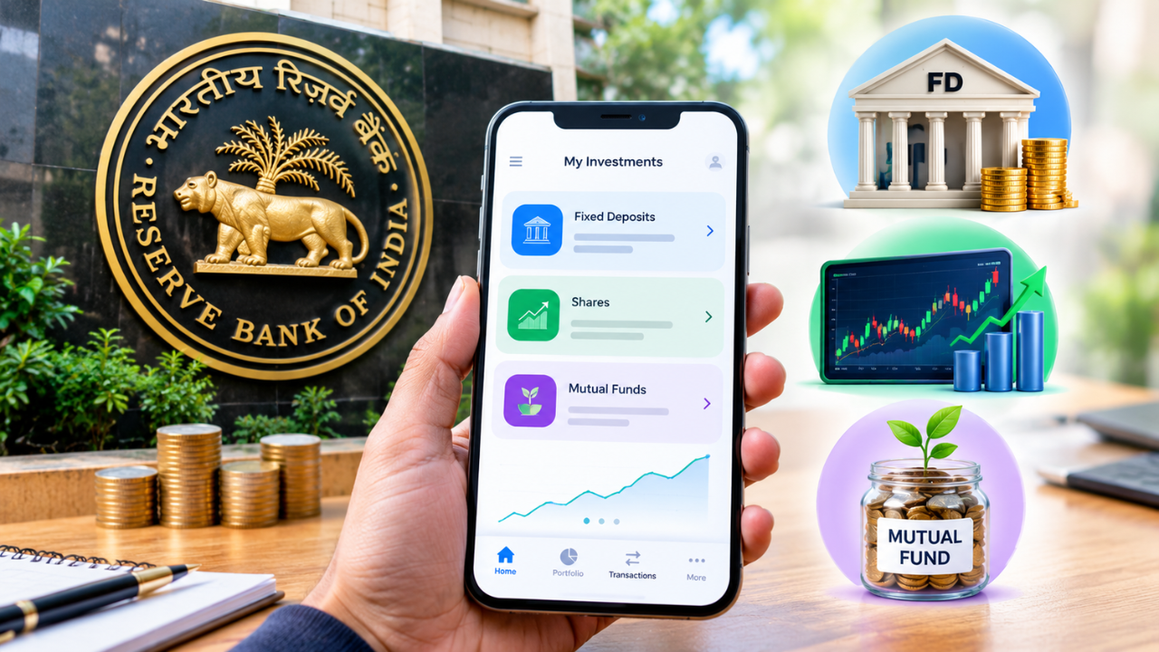 सांगता काय? RBI ची गुंतवणूकदारांसाठी भन्नाट सुविधा! FD, Share अन् Mutual Fund एकाच ठिकाणी Track होणार