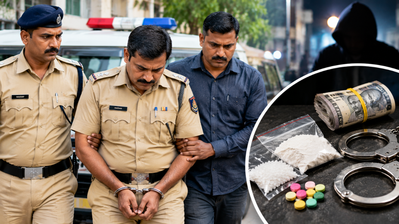 Mira Bhayandar Police Drug : वर्दीआडून काळ्याधंद्याचा उद्योग! मिरा-भाईंदरमध्ये ड्रग्ज तस्करीत पोलिस हवालदाराला रंगेहाथ बेड्या