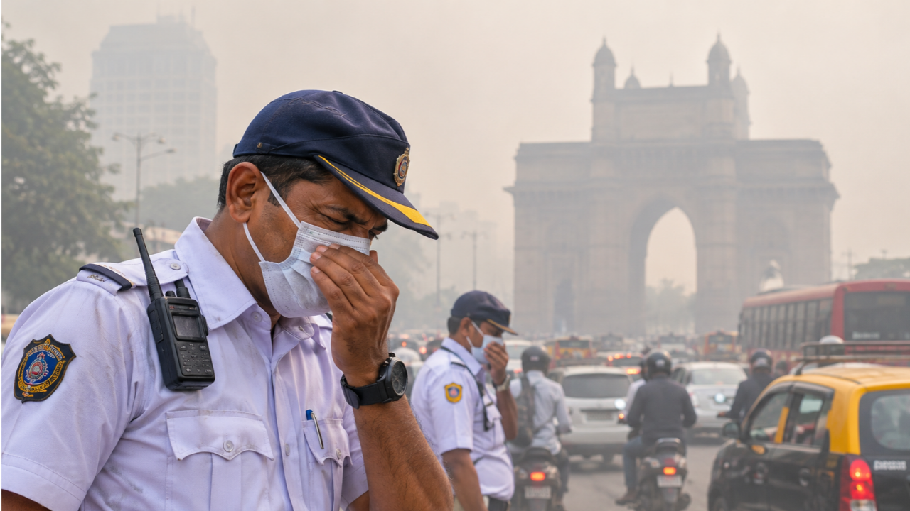 Mumbai Air Pollution : दिल्ली मागे पडली, मुंबईत श्वास घेणंही कठीण! प्रदूषणाची पातळी वाढल्याने वाहतूक पोलिसांचे आरोग्य धोक्यात