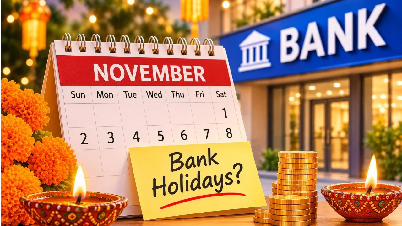 Bank Holidays November 2026 : सणासुदीत महत्त्वाची कामे खोळंबणार? धनतेरस, दिवाळीनिमित्त बँका कधी बंद असणार; पाहा सुट्ट्यांची यादी