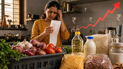 Kitchen Budget Inflation : महागाईच्या झळा आणखीनच तीव्र… कांदा, तेल LPG  सगळंच कडाडलं! घरचा स्वयंपाक 10 टक्क्यांनी महागला