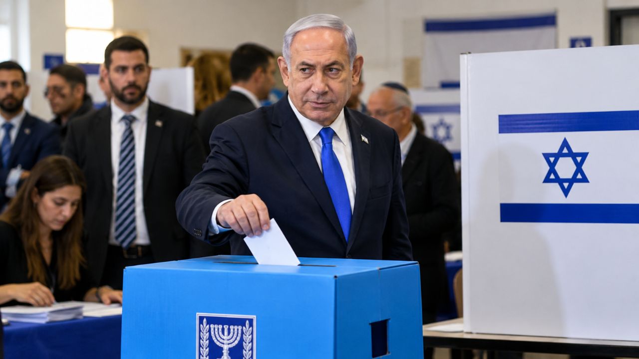 Israel Election :नेतान्याहूंच्या सत्तेची परीक्षा; इस्रायलमध्ये सार्वत्रिक निवडणूक