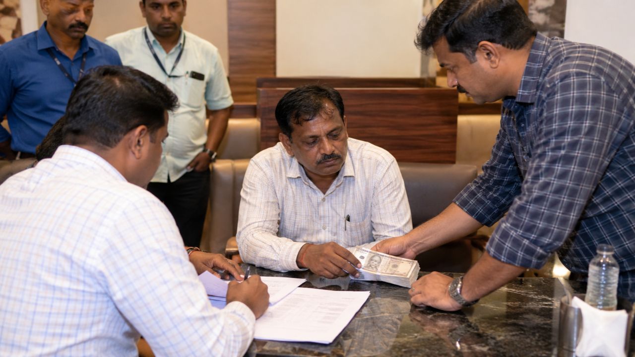ACB Trap : मातीच्या भरावासाठी लाचेचा व्यवहार ;सहा हजार रुपये घेताना वनपाल रंगेहात पकडला