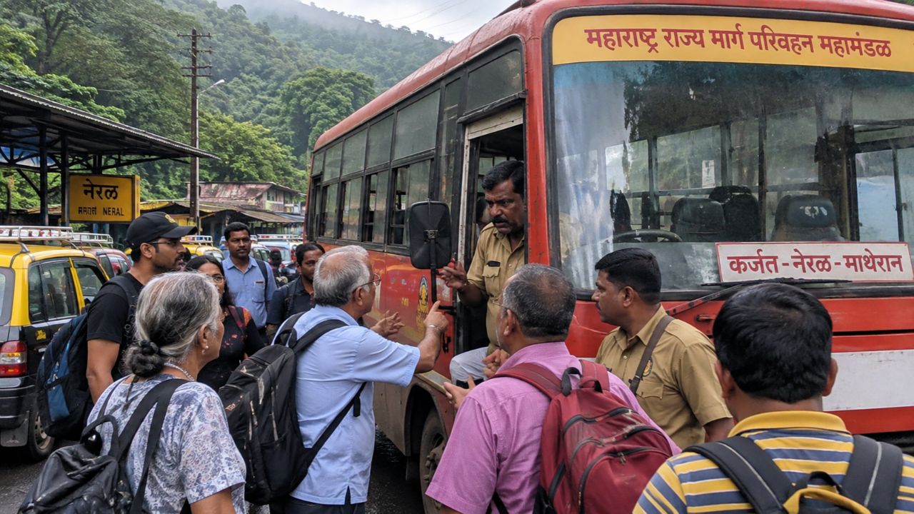 Matheran News : मिनीबस चालकाची ज्येष्ठ नागरिकांशी अरेरावी; माथेरानच्या प्रवासात प्रवाशांचा संताप