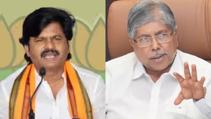 Gopichand Padalkar : ‘बोल कमी, काम जास्त कर!’ चंद्रकांत पाटलांनी पडळकरांना चॉकलेट देत सुनावलं