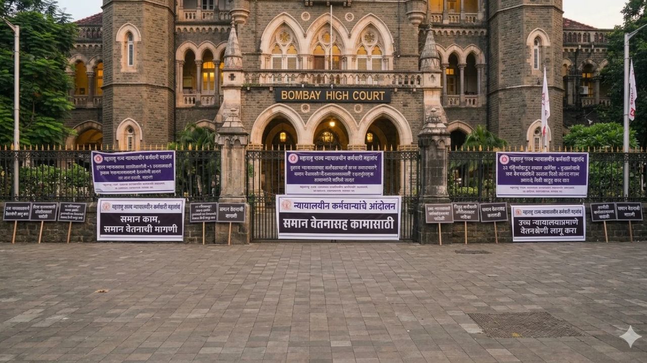 Court Staff Protest : समान वेतानासह कामासाठी न्यायालयीन कर्मचार्‍यांचे आंदोलन; आंदोलनाचा दुसरा टप्पा १६ व १७ ऑक्टोंबरपासून सुरू