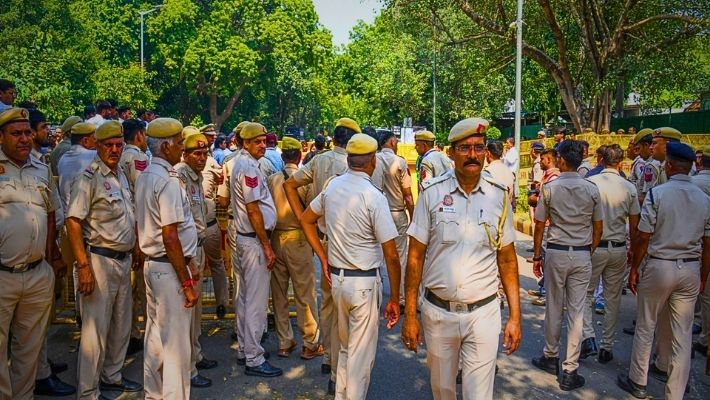 CJP Protest : दिल्ली राडा होणार! आंदोलकांना रोखण्यासाठी दिल्ली पोलिसांची 35 हजारांची फौज तैनात; CCTV, ड्रोन आणि FRS चा करणार वापर