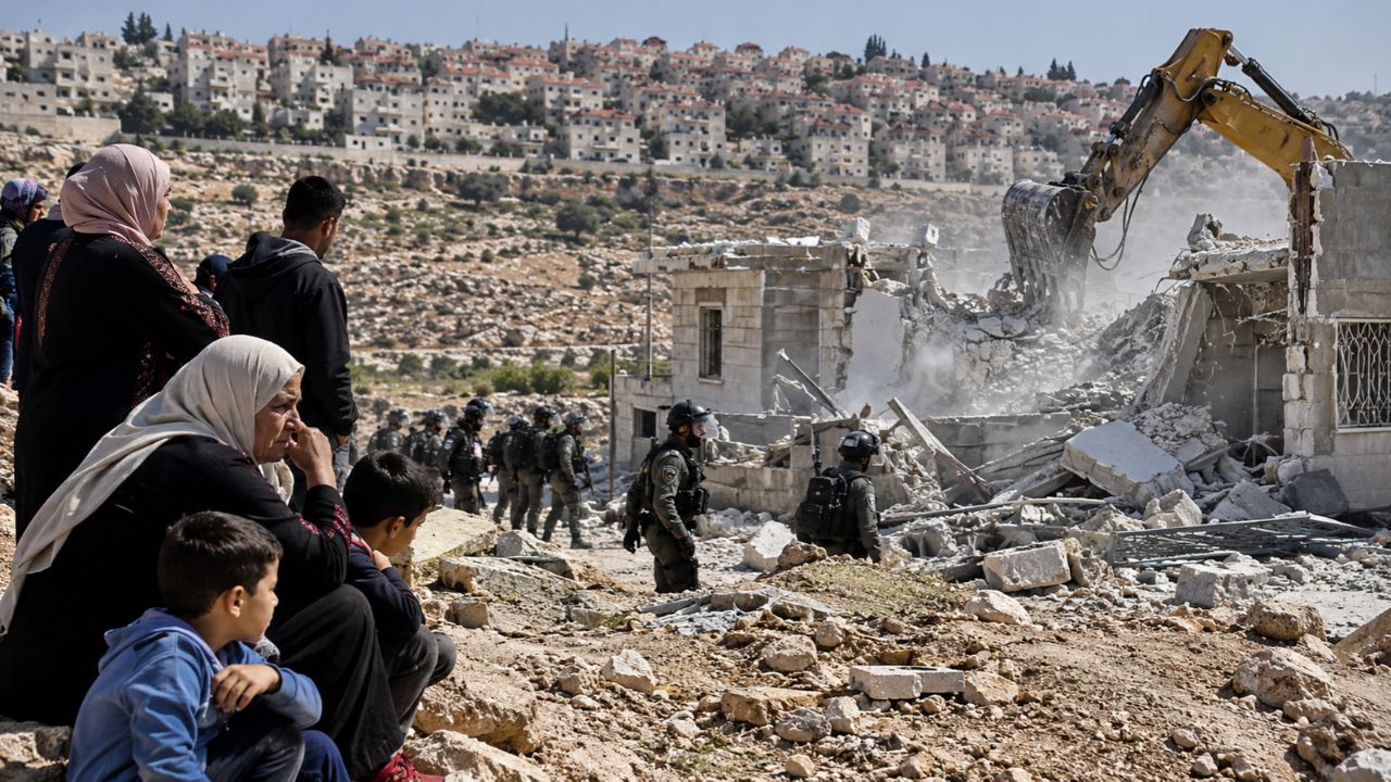 Israel-Palestine News : वसाहतींचा विस्तार, घरांवर बुलडोझर; तरीही पॅलेस्टिनींचा निवडणुकीत आवाज नाही!