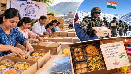 Raigad News: जवानांच्या चेहऱ्यावर फुलणार हास्य! पनवेलमधून सीमेवर जाणार १८ हजार फराळाचे बॉक्स