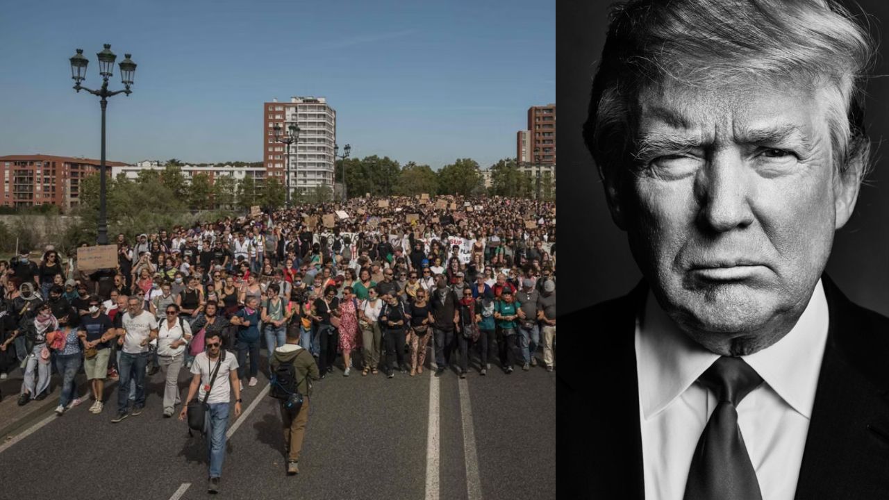 France Student Protest : ‘इस्लाम फ्रान्सवर ताबा मिळवतोय…’; ट्रुथ सोशल’वर ट्रम्प यांची वादग्रस्त पोस्ट; 2.6 लाख लोक रस्त्यावर