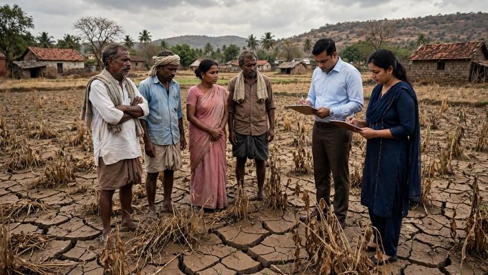 Drought News : दुष्काळजन्य परिस्थितीत शेतकऱ्यांसाठी मोठी अपडेट! ५१ हजार शेतकऱ्यांच्या पीक नुकसानीचे पंचनामे पूर्ण