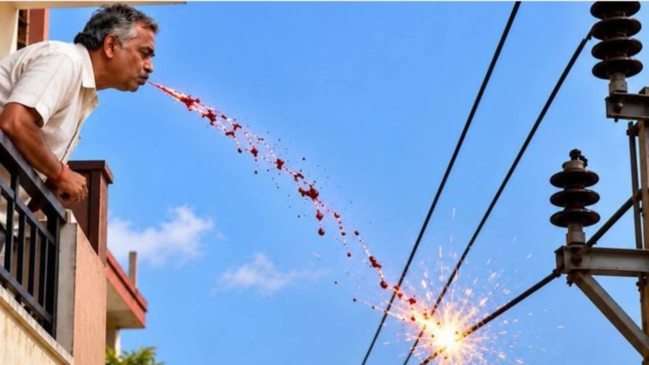 Electric Shock Accident : बाल्कनीत गुटखा थुंकायला गेले, 11 हजार व्होल्टच्या विजेचा धक्का; वृद्धाचा दुर्दैवी मृत्यू