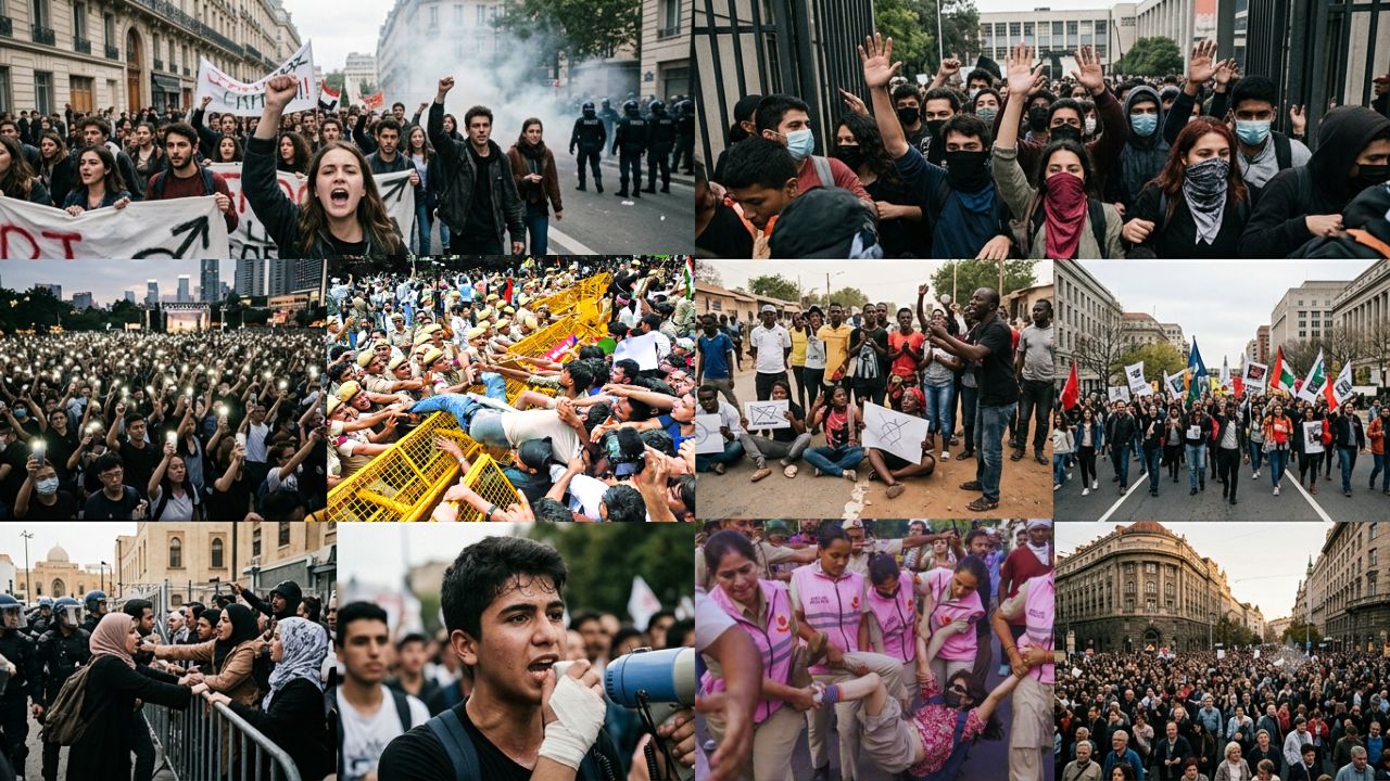Global Protests: केवळ भारतातच नव्हे तर ‘या’ 7 देशांमध्येही पेटलेला आहे आंदोलनांचा वणवा; 3 देशांमध्ये पंतप्रधानांचे सिंहासन धोक्यात