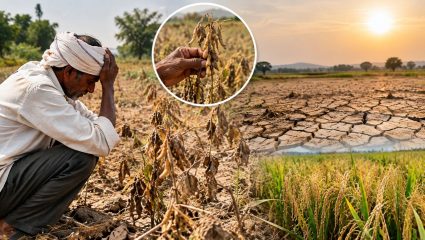 Chandrapur News: पावसाने पाठ फिरवली, उभी पिके वाळली;   गोंडपिपरीत दुष्काळाचे सावट, बळीराजाला आर्थिक मदतीची गरज