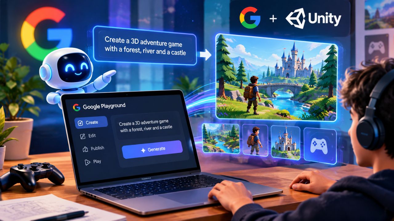 काय सांगता!!! केवळ एक प्रॉम्प्ट अन् तयार होईल Video Game… Google ने सादर केलं नवं तंत्रज्ञान; जाणून घ्या कसं काम करणार?