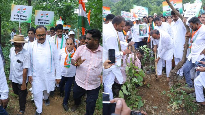 Karjat Saidongar Deforestation : ‘सह्याद्रीचा वारसा विकू देणार नाही’; हर्षवर्धन सपकाळांचा सरकारवर हल्लाबोल