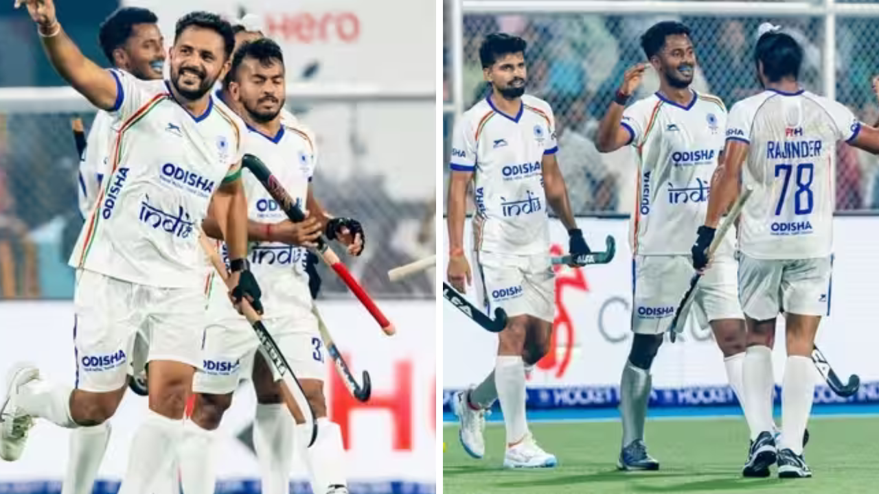 Hockey India: चक दे इंडिया! एकावर एक धुवाँधार गोल, जपानचा ४-१ ने खात्मा, सेमीफायनलचे तिकीट खिशात