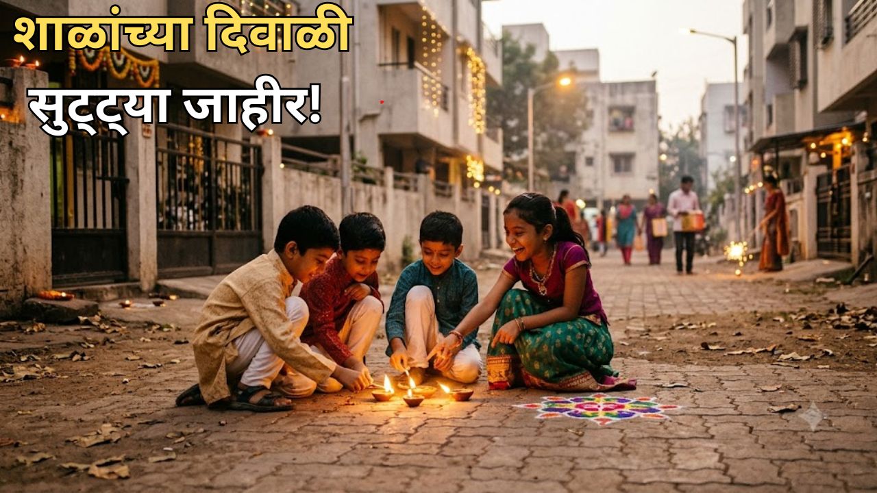 Maharashtra School Diwali Holidays 2026: शाळांच्या दिवाळी सुट्ट्या जाहीर! ‘या’ तारखेपर्यंत शाळा राहणार बंद