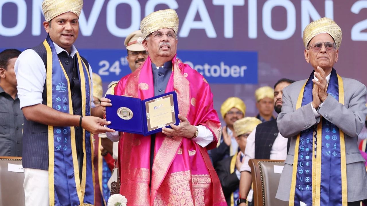 MIT-WPU 8th Convocation: १७ पीएचडी संशोधकांसह ७,८०६ विद्यार्थ्यांना पदवी प्रदान; राज्यपाल आर्लेकर यांच्या हस्ते गुणवंतांचा गौरव!
