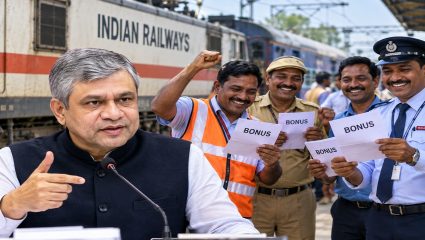 Railway Bonus 2026: रेल्वे कर्मचाऱ्यांसाठी आनंदाची बातमी! ७८ दिवसांचा बोनस मंजूर; कोणाला किती पैसे मिळणार? जाणून घ्या…