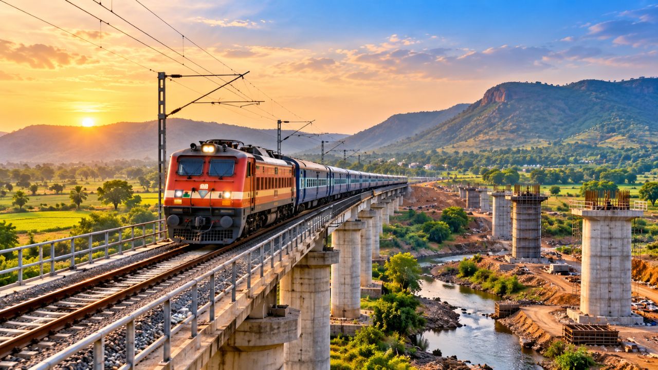 Indore Manmad Railway: 25 मोठे पूल, 7 नवी स्थानके, बोगदा अन् 5 हजार कोटींची निविदा ; इंदूर-मनमाड रेल्वे मार्गाला मिळणार गती