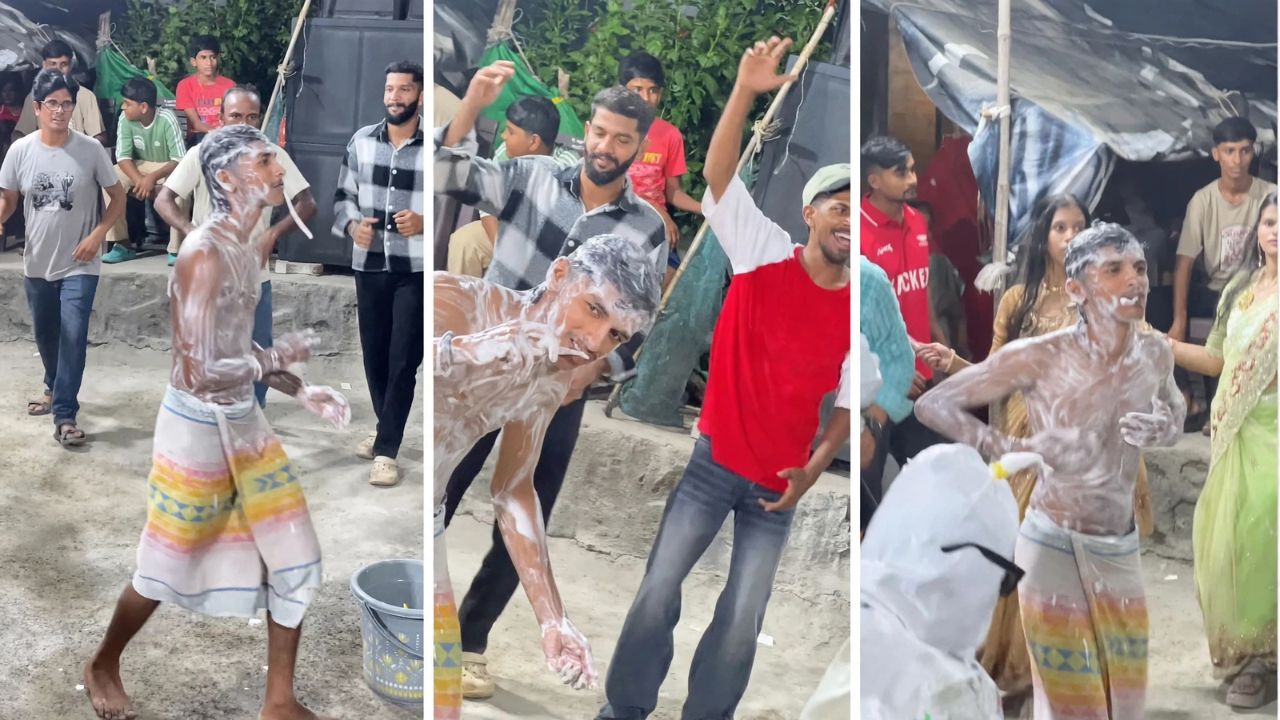 Viral Garba Video: कंबरेला टॉवेल, तोंडात ब्रश अन् गरब्याचा फुल्ल जोश! तरुणाचा व्हिडीओ पाहून मुलीही चक्रावल्या