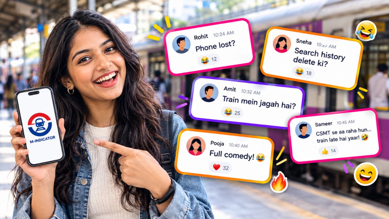 M-indicator बनलं WhatsAppचा बाप! मुंबईकरांच्या चॅटचा भन्नाट तडका, वाचून हसू आवरणार नाही