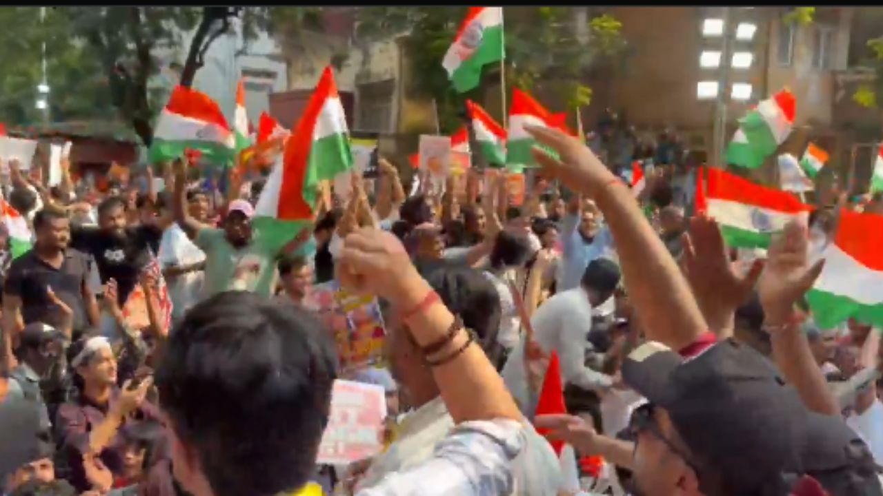 CJP Protest Shivaji Park Live: ज्ञानेश कुमारांच्या राजीनाम्यासाठी शिवाजी पार्कवर तरुणांचा लोंढा; पोलिसांची बॅरिकेडिंग