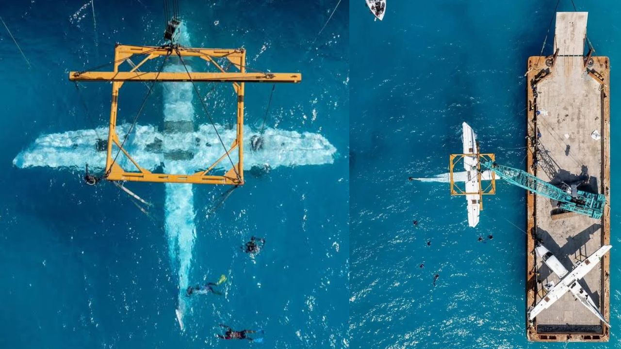 Maldives : मालदीवचा समुद्राखाली अनोखा प्रयोग! निवृत्त झालेली २ विमाने पाण्यात बुडवून बनवले जगातील पहिले ‘विमान रेक पर्यटन स्थळ’