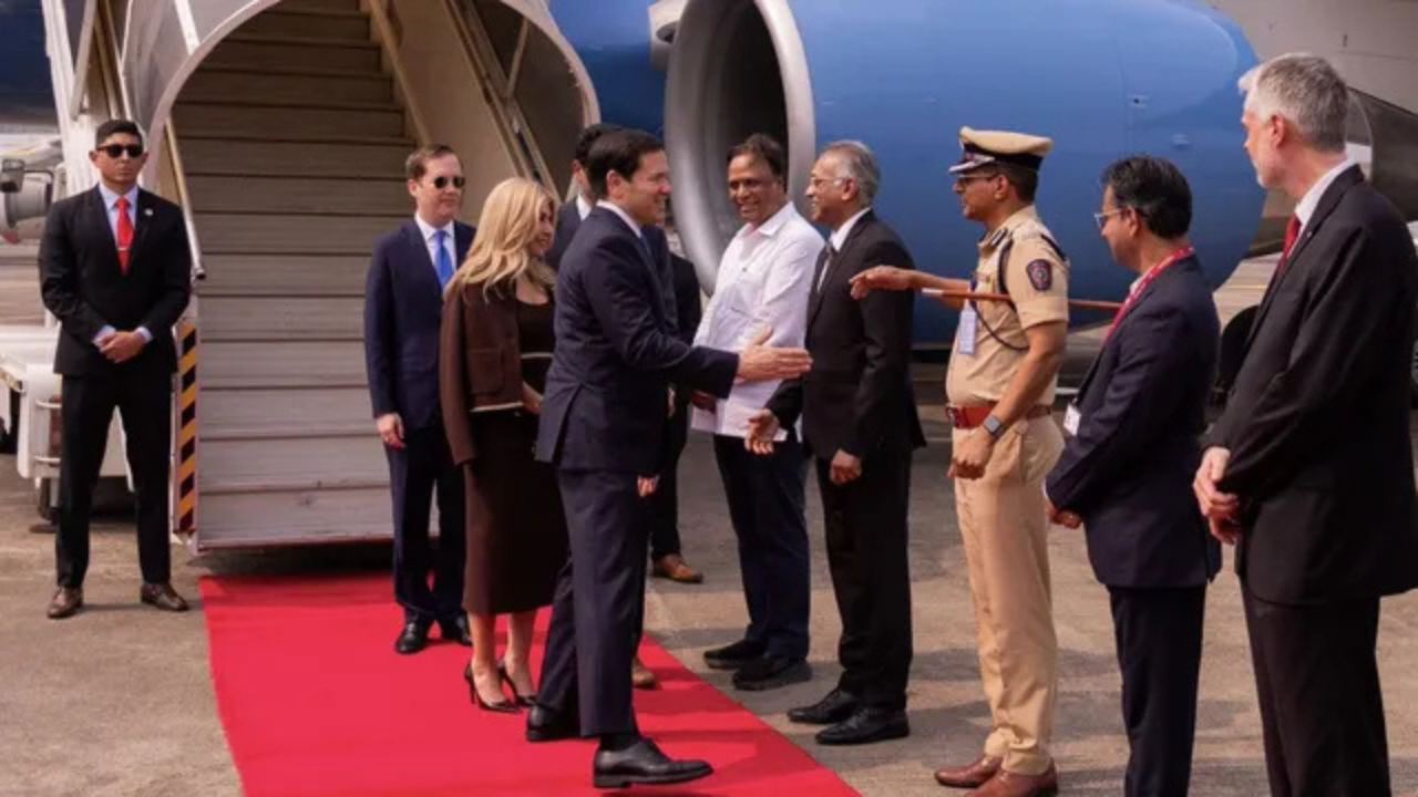 Marco Rubio: 3 दिवसांच्या भारत यात्रेसाठी मुंबईत धडकले मार्को रुबियो, जयशंकरसह करणार बैठक; जामनगरलाही जाणार