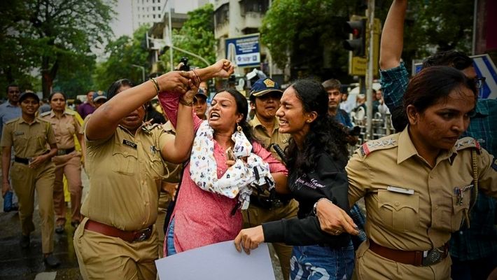 CJP Mumbai Protest : आंदोलकांची धरपकड सुरूच! शिवाजी पार्क परिसरात पोलिसांची फिल्डिंग, दंगली भडकवण्याचा पोलिसांचा डाव? मनसेचा आरोप
