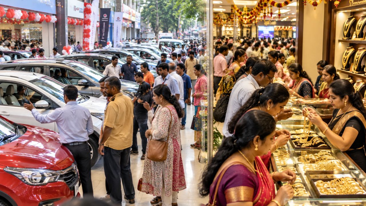 Nagpur News : सुपर संडे’ ला बाजारपेठेत धनवर्षाव ;वाहन खरेदीपासून ते सोने खरेदी ;ग्राहकांची तुफान गर्दी