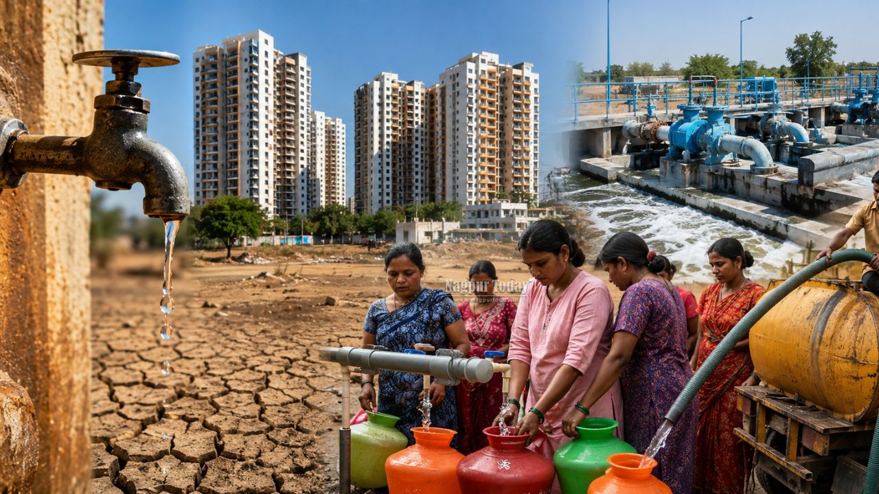 Nagpur News :पुन्हा २४ तास शटडाऊन ;काटकसरीचा दिला सल्ला; मनपा-ओसीडब्ल्यूचे अपयश