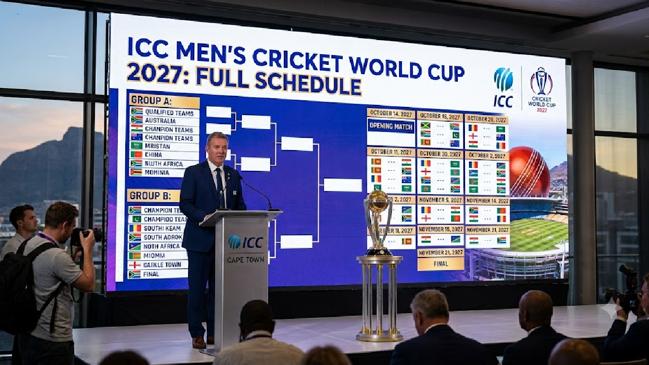 ICC World Cup 2027 Live: मोठी बातमी! भारत-पाकिस्तान ‘या’ तारखेला भिडणार; वर्ल्डकपचे शेड्यूल जाहीर
