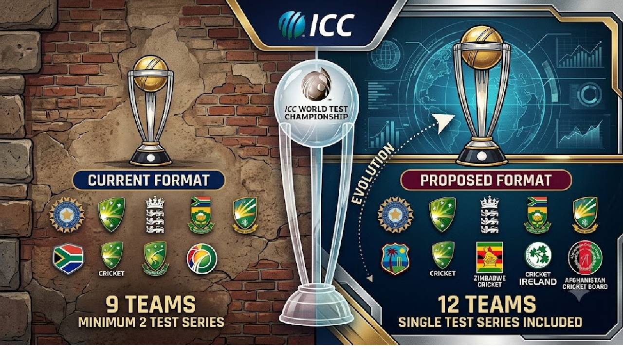 चाहत्यांनो जरा सांभाळून…! कसोटी क्रिकेटमध्ये क्रांती होणार? ICC थेट WTC च्या फॉर्मटमध्ये ‘हा’…