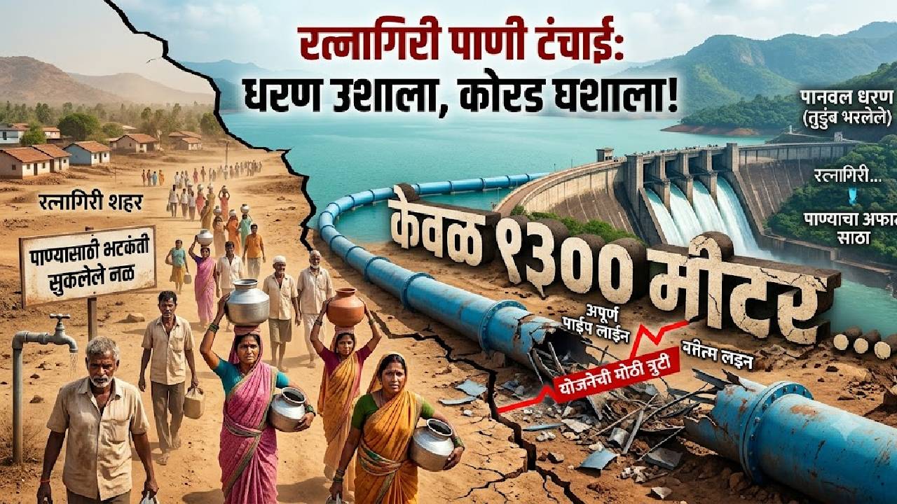 Ratnagiri: धरण उशाला अन् कोरड घशाला, रत्नागिरी पालिकेकडून नागरिकांना त्रास देण्याचे काम?