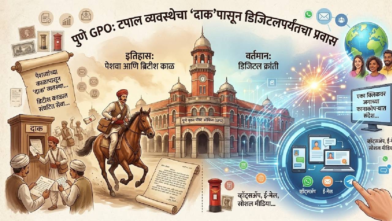 World Post Day: ‘स्मार्टफोन’च्या युगातही अबाधित आहे पुण्याच्या ऐतिहासिक टपाल इमारतीचा रुबाब