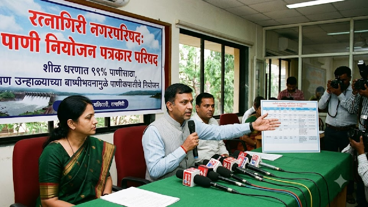 Ratnagiri: खबरदारी हीच सुरक्षितता! रत्नागिरी शहरात भविष्यातील पाणीटंचाई रोखण्यासाठी पालिकेने…